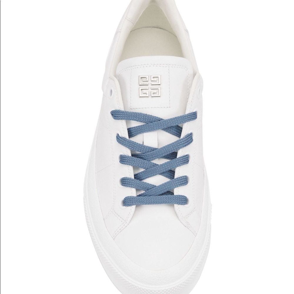 NEW GIVENCHY GAME DAY CITY SPORT LACE UP WHITE SNEAKERS SHOES LOGO SZ 39 or 9